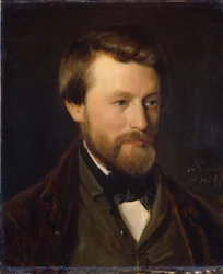 Portræt af Emil Tidemand, kunstnerens bror