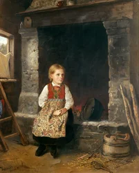 Pigen Ved Pejsen