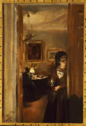 Stue med Menzels søster