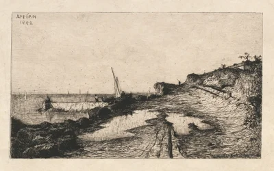 Surroundings of Carqueronne Surroundings of Carqueronne, 1882.