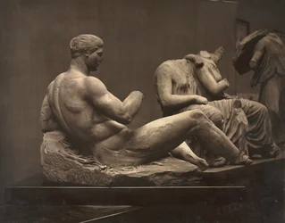 Skulpturer fra Parthenon, British Museum, ca. 1870