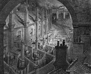 Over London med jernbane, 1872