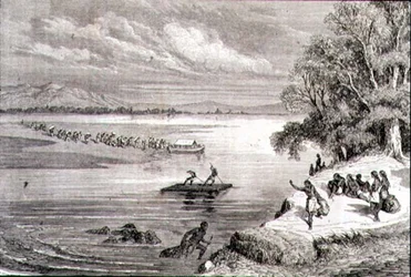 Krydser Colorado-floden i 1860