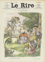 Blindebuk. Illustration til Le Rire