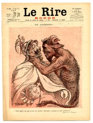 Cover af "" The Red Laughter"", Satirical en Couleurs
