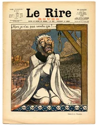 Cover af "" Den røde latter", Satirisk i farver