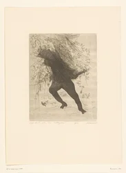 Såret soldat binder sin fod soldat såret Gamle og nutidige kunstnere (serietitel) Les artistes anciens et modernes (serietitel)