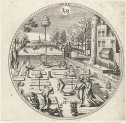 April Aprilis (titel på objekt) De tolv måneder (serietitel)