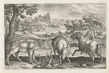 Ged og orne Firebenede dyr (serietitel) Animalivm Qvaddrvpedvm (serietitel)