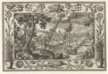 Jakobs stige Landskaber med bibelske, mytologiske scener og jagtscener (serietitel)
