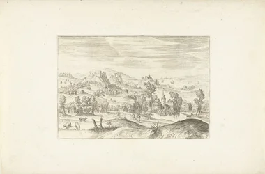 Landskab med et vandløb Landskaber omkring Antwerpen (serietitel)