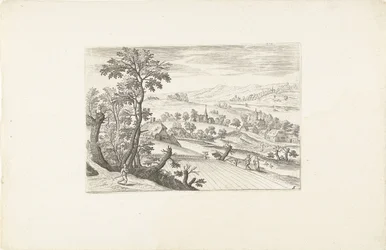 Landskab med en kornmark Landskaber omkring Antwerpen (serietitel)