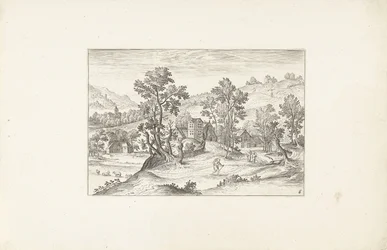 Landskab med vandrere Landskaber omkring Antwerpen (serietitel)