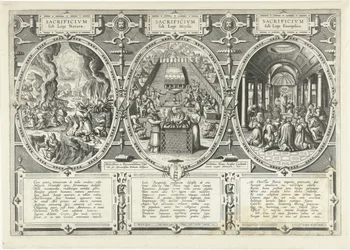 Tilbyder under de wet van de natur, under de wet van Mozes og under de wet van het Evangelie Offer under Naturens Lov, Offer under Moseloven, Offer under Evangeliets Lov (titel på objektet)