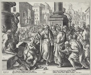 St. Paul helbreder en krøbling i Lystra