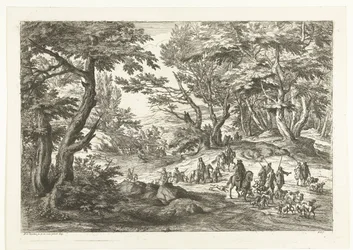 Landskab med jagtselskab Landskaber med jægere (serietitel)
