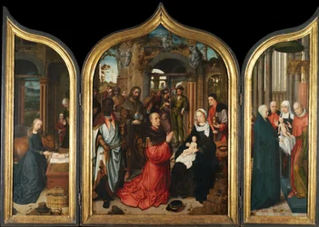 Fødselen, Magiernes tilbedelse, Præsentationen i templet, 1510-12.