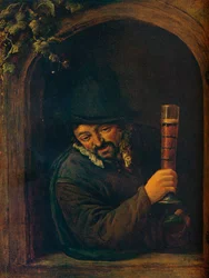 Bonde ved et vindue, c1658