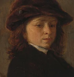 Portræt af en dreng, ca. 1648-ca. 1655 (olie på panel)