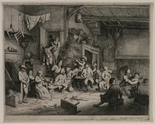 Dansen i kroen, 1652.