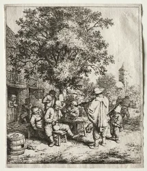 Spillemanden og gurdle-drengen.