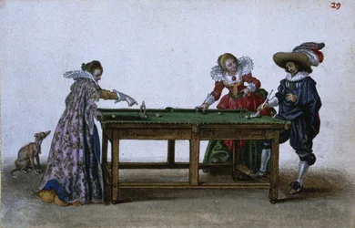 Billardspil, ca 1620-1625
