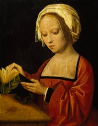 St. Magdalene-læsning af Adrien Ysenbrandt (ca 1500-1551), olie på panel