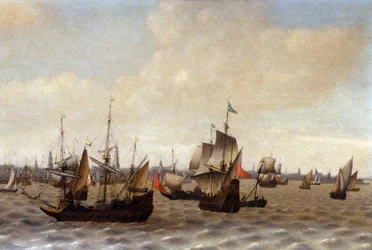 Forsendelse af Antwerpen (olie på lærred)