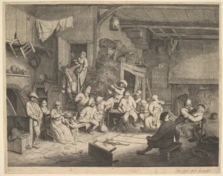 Dansen på kroen, 1652.