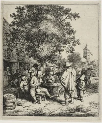 Spillemanden og Hurdy-Gurdy Boy