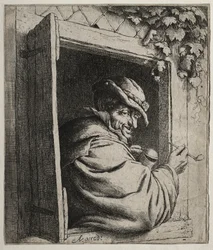 Rygeren ved vinduet