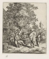 Spillemand og en ung liredrejer