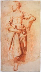 Kvinde i bondedragt, tidlige 1670