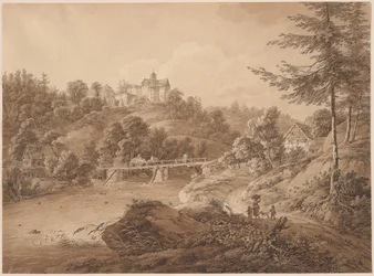 Rauenstein Slot set fra flodens kant