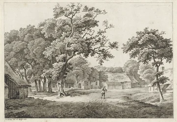 udsigt til landsbyen