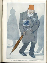 Illustration af A Barrere (1874-1931) i "" Fantasio"""