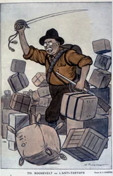 Théodore Roosevelt - af Barrère, i ""Fantasio"" fra 01/09/1915