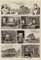 En engelsk nybyggers hjem i Manitoba