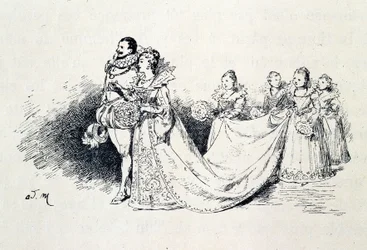 Riquet a la Houppe - i "Eventyrene"" af Charles Perrault, illustrationer af Adrien Marie