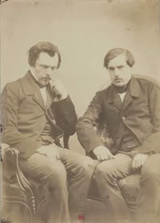 Brødrene Goncourt Brødrene Goncourt, ca 1855.