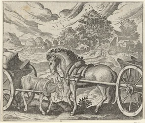 Fabel om den utilfredse hest og æsel