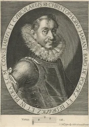 Portræt af komponisten Krystof Harant 1564-1621, ca. 1600