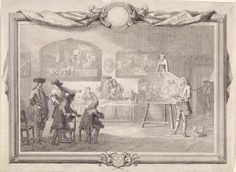 Sankt Lukas-lauget i Dordrecht, 1736