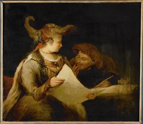 Esther og Mordechai (maleri på lærred)