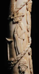 Udskåret brosme, Congo (elfenben) (detalje af 223943)