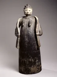 Gelede Body Mask, Yoruba Culture, Republikken Benin (malet træ)