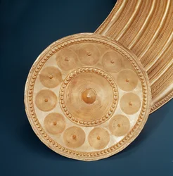 Collar, Ardcrony, County Tipperary, sen bronzealder, 800-700 f.Kr. (guld) (detaljer) (se også 390401)