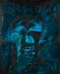 Henri, 2014 (blandet teknik, olie på lærred)