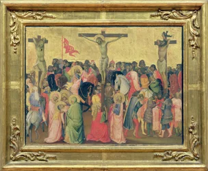 Korsfæstelsen (tempera på panel)