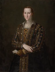 Eleonora di Toledo (1522-1562), omkring 1560 (olie på lærred, overført fra panel)